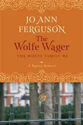 Book cover of The Wolfe Wager by Jo Ann Ferguson