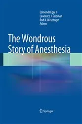Book cover of The Wondrous Story of Anesthesia by Edmond I Eger II