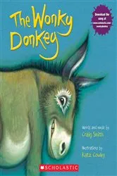 Book cover of The Wonky Donkey by Craig Smith