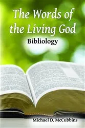 Book cover of The Words of the Living God by McCubbins, Michael, D.