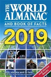 Book cover of The World Almanac and Book of Facts 2019 by Sarah Janssen.