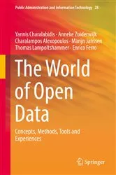 Book cover of The World of Open Data by Yannis Charalabidis
