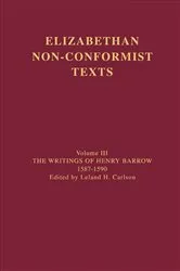 Book cover of The Writings of Henry Barrow, 1587-1590 by Henry Barrow