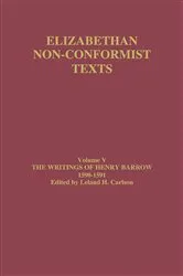 Book cover of The Writings of Henry Barrow, 1590-91 by Leland H. Carlson