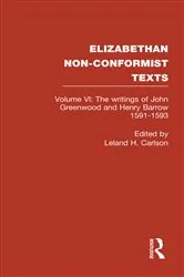 Book cover of The Writings of John Greenwood and Henry Barrow 1591-1593 by John Greenwood