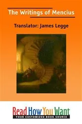 Book cover of The Writings of Mencius by James Legge