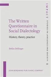 Book cover of The Written Questionnaire in Social Dialectology by Stefan Dollinger