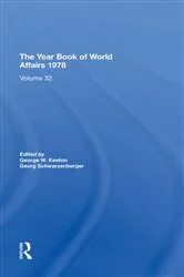 Book cover of The Year Book Of World Affairs, 1978 by George W. Keeton