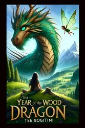Book cover of The Year of the Wood Dragon by Tee Bogitini