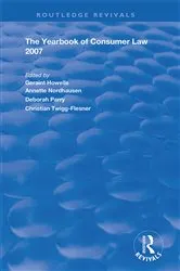Book cover of The Yearbook of Consumer Law 2007 by Geraint Howells