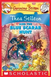 Book cover of Thea Stilton and the Blue Scarab Hunt (Thea Stilton #11) by Thea Stilton