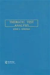 Book cover of Thematic Test Analysis by E. S. Shneidman