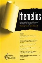 Book cover of Themelios, Volume 33, Issue 2 by D. A. Carson