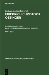 Book cover of Theologia ex idea vitae deducta by Friedrich Christoph Oetinger