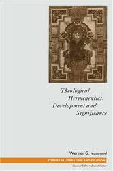 Book cover of Theological Hermeneutics by Werner G. Jeanrond