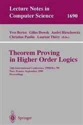 Book cover of Theorem Proving in Higher Order Logics by Konrad Slind