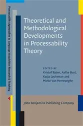 Book cover of Theoretical and Methodological Developments in Processability Theory by Unknown