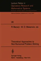 Book cover of Theoretical Approaches to Non-Numerical Problem Solving by R. B. Banerji
