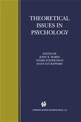 Book cover of Theoretical Issues in Psychology by John R. Morss
