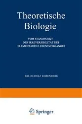 Book cover of Theoretische Biologie by Rudolf Ehrenberg