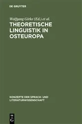 Book cover of Theoretische Linguistik in Osteuropa by Wolfgang Girke