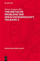 Book cover of Theoretische Probleme der Sprachwissenschaft. Teilband 2 by Werner Neumann