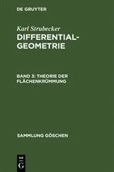 Book cover of Theorie der Flächenkrümmung by Karl Strubecker