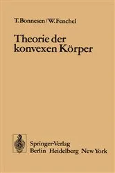 Book cover of Theorie der konvexen Körper by T. Bonnesen
