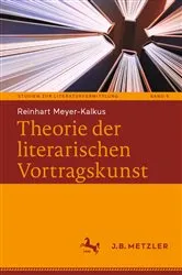 Book cover of Theorie der literarischen Vortragskunst by Unknown