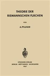 Book cover of Theorie der Riemannschen Flächen by Albert Pfluger