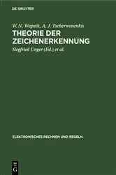 Book cover of Theorie der Zeichenerkennung by W. N. Wapnik