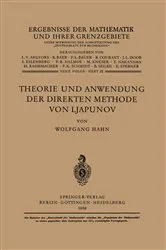 Book cover of Theorie und Anwendung der direkten Methode von Ljapunov by Wolfgang Hahn