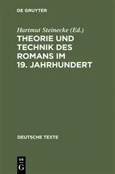 Book cover of Theorie und Technik des Romans im 19. Jahrhundert by Hartmut Steinecke
