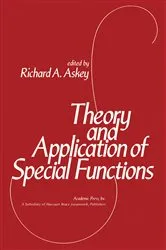 Book cover of Theory and Application of Special Functions by Unknown