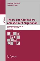 Book cover of Theory and Applications of Models of Computation by Mitsunori Ogihara