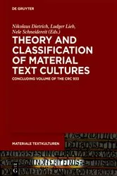 Book cover of Theory and Classification of Material Text Cultures by Nikolaus Dietrich