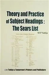 Book cover of Theory and Practice of Subject Headings by M. P. Satija