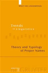 Book cover of Theory and Typology of Proper Names by Unknown