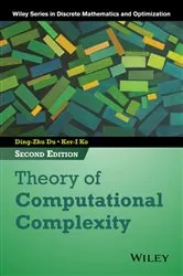 Book cover of Theory of Computational Complexity (2nd ed.) by Ding-Zhu Du