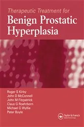 Book cover of Therapeutic Treatment for Benign Prostatic Hyperplasia by Roger S. Kirby