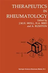 Book cover of Therapeutics in Rheumatology by H. A. Bird