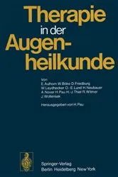 Book cover of Therapie in der Augenheilkunde by E. Aulhorn