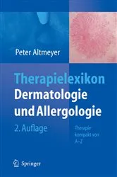 Book cover of Therapielexikon Dermatologie und Allergologie (2nd ed.) by Peter Altmeyer