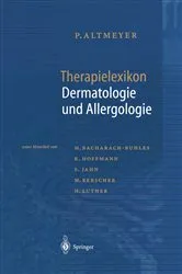 Book cover of Therapielexikon Dermatologie und Allergologie by M. Bacharach-Buhles