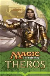 Book cover of Theros by Jenna Helland