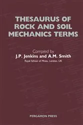 Book cover of Thesaurus of Rock and Soil Mechanics Terms by J P Jenkins