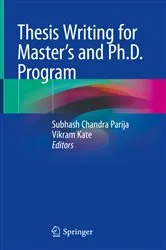 Book cover of Thesis Writing for Master's and Ph.D. Program by Subhash Chandra Parija