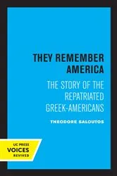 Book cover of They Remember America by Theodore Saloutos