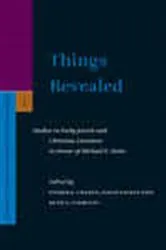 Book cover of Things Revealed by Esther G.  Chazon