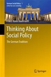 Book cover of Thinking About Social Policy by Franz-Xaver Kaufmann